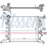 NISSENS 630734 Kühler, Motorkühlung