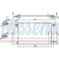 NISSENS 940479 Kondensator, Klimaanlage