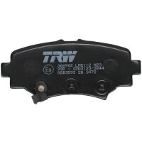 TRW GDB3593 Bremsbelagsatz, Scheibenbremse