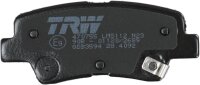 TRW GDB3594 Bremsbelagsatz, Scheibenbremse