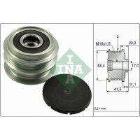 Schaeffler INA 535 0269 10 Generatorfreilauf