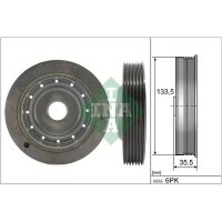 Schaeffler INA 544 0091 10 Riemenscheibe, Kurbelwelle