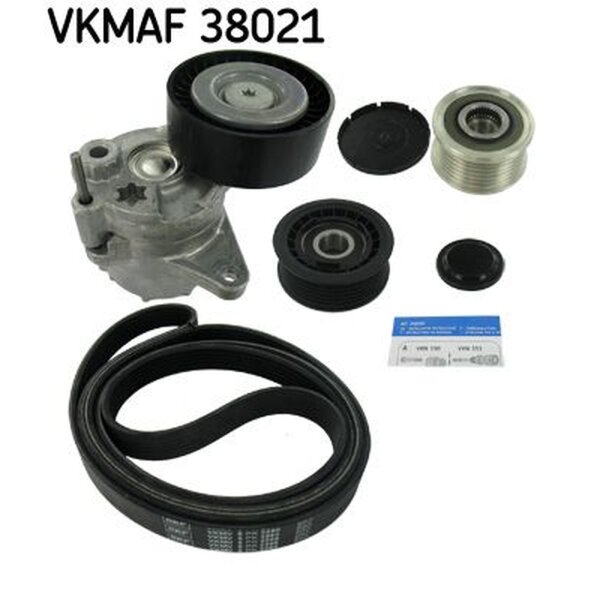 SKF Vertevo VKMAF 38021 Keilrippenriemensatz