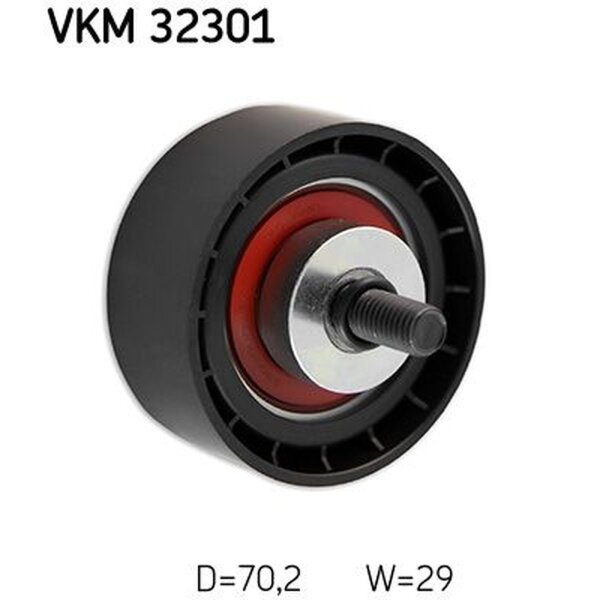 SKF VKM 32301 Umlenk-/Führungsrolle, Keilrippenriemen