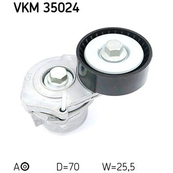 SKF VKM 35024 Riemenspanner, Keilrippenriemen