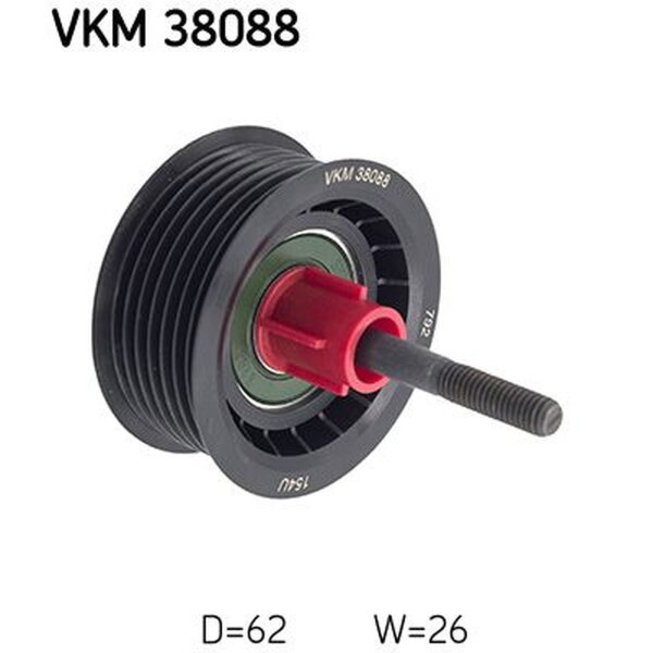 SKF VKM 38088 Umlenk-/Führungsrolle, Keilrippenriemen