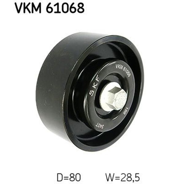 SKF VKM 61068 Umlenk-/Führungsrolle, Keilrippenriemen