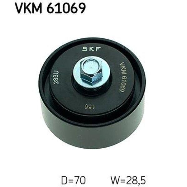 SKF VKM 61069 Umlenk-/Führungsrolle, Keilrippenriemen