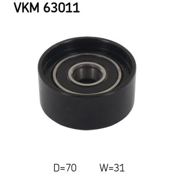 SKF VKM 63011 Umlenk-/Führungsrolle, Keilrippenriemen