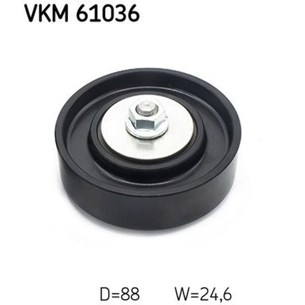 SKF VKM 61036 Umlenk-/Führungsrolle, Keilrippenriemen