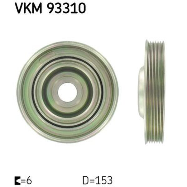 SKF VKM 93310 Riemenscheibe, Kurbelwelle