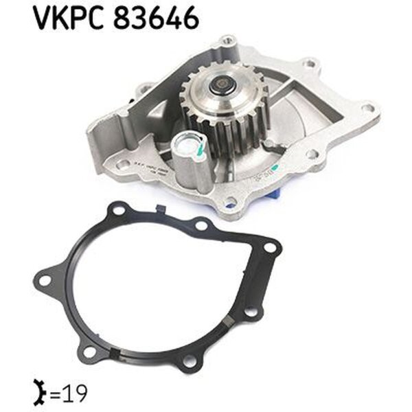 SKF VKPC 83646 Wasserpumpe, Motorkühlung