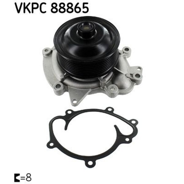 SKF VKPC 88865 Wasserpumpe, Motorkühlung