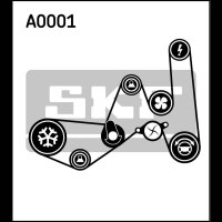 SKF VKMA 31051 Keilrippenriemensatz