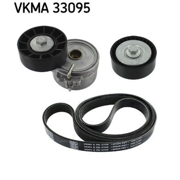 SKF VKMA 33095 Keilrippenriemensatz