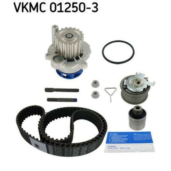 SKF VKMC 01250-3 Wasserpumpe + Zahnriemensatz