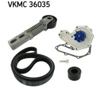 SKF VKMC 36035 Wasserpumpe + Keilrippenriemensatz