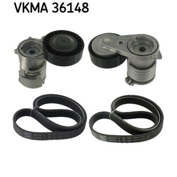 SKF VKMA 36148 Keilrippenriemensatz