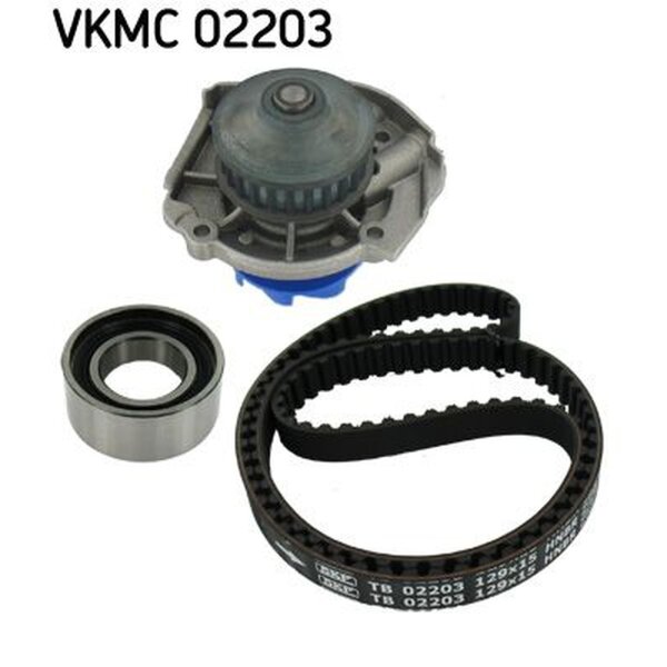 SKF VKMC 02203 Wasserpumpe + Zahnriemensatz