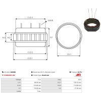 AS-PL AS0058 Stator, Generator