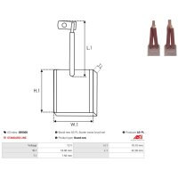 AS-PL SB9008 Kohlebürste, Starter