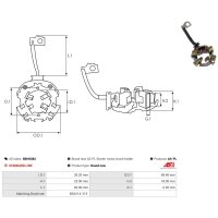 AS-PL SBH0082 Halter, Kohlebürsten
