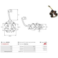 AS-PL SBH0090 Halter, Kohlebürsten