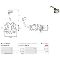 AS-PL SBH5019 Halter, Kohlebürsten