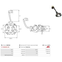 AS-PL SBH5022 Halter, Kohlebürsten