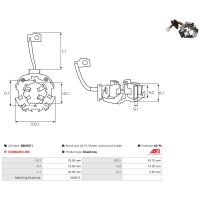 AS-PL SBH6011 Halter, Kohlebürsten