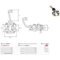 AS-PL SBH6012 Halter, Kohlebürsten