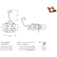AS-PL SBH9014 Halter, Kohlebürsten