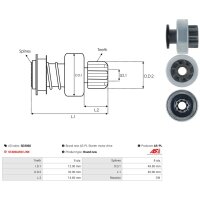 AS-PL SD3060 Freilaufgetriebe, Starter