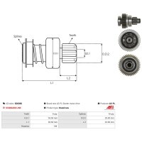 AS-PL SD6066 Freilaufgetriebe, Starter