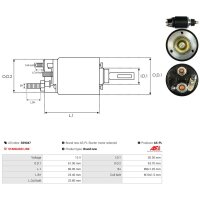 AS-PL SS9047 Magnetschalter, Starter