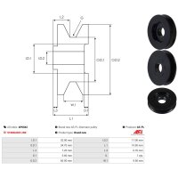 AS-PL AP0042 Riemenscheibe, Generator
