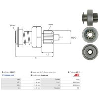 AS-PL SD3079 Freilaufgetriebe, Starter