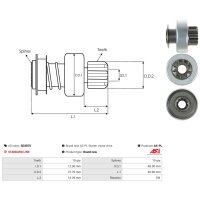AS-PL SD3075 Freilaufgetriebe, Starter