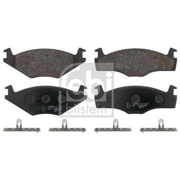 FEBI BILSTEIN 16076 Bremsbelagsatz, Scheibenbremse