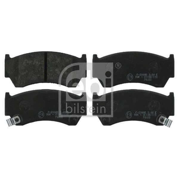 FEBI BILSTEIN 16267 Bremsbelagsatz, Scheibenbremse