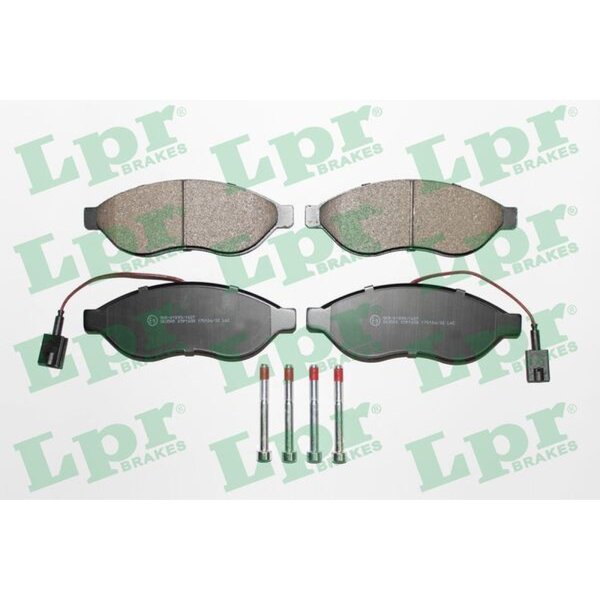 LPR 05P1698 Bremsbelagsatz, Scheibenbremse