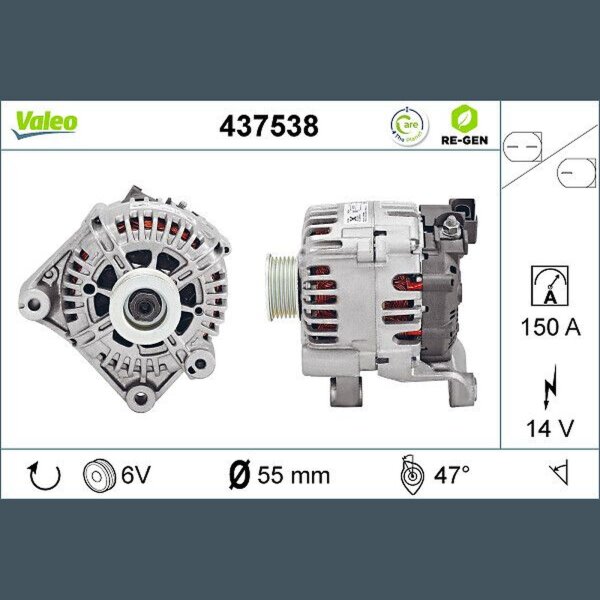VALEO 437538 Generator