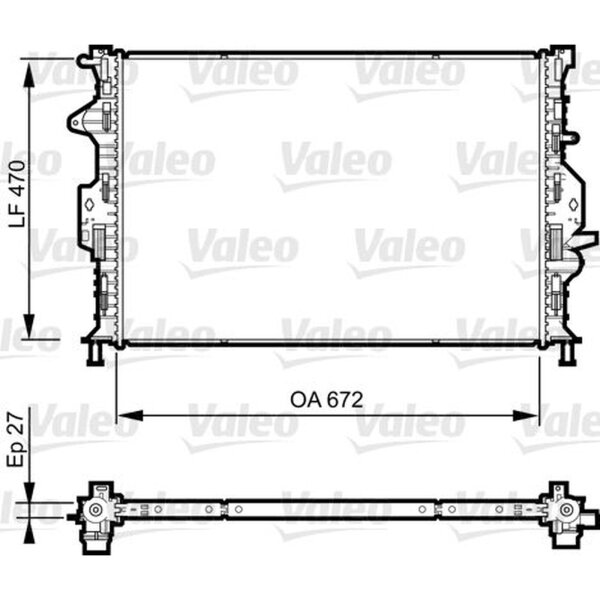 VALEO 735374 Kühler, Motorkühlung