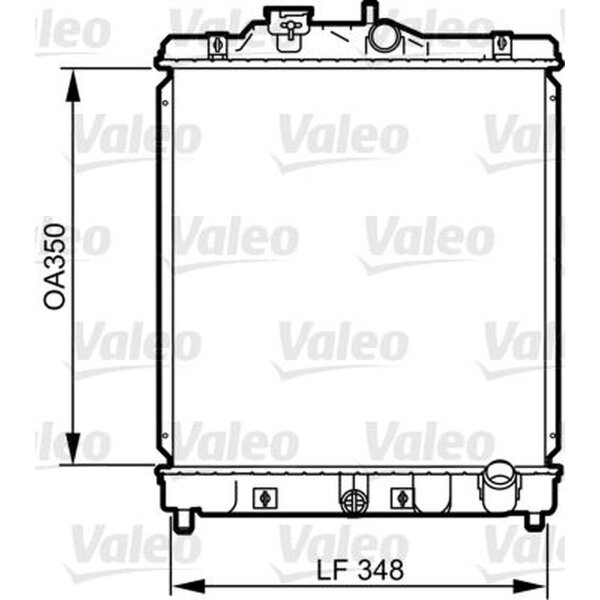 VALEO 734117 Kühler, Motorkühlung