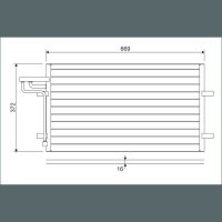 VALEO 818046 Kondensator, Klimaanlage