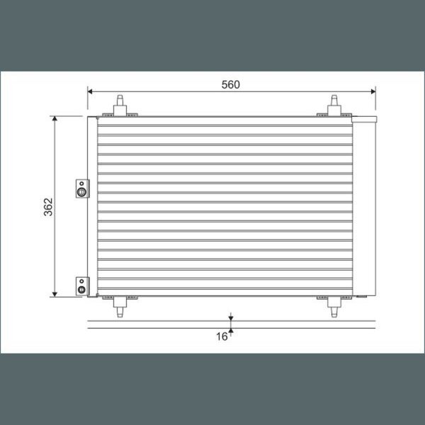 VALEO 814080 Kondensator, Klimaanlage