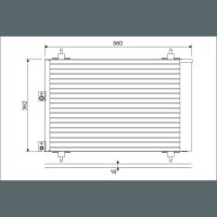 VALEO 814080 Kondensator, Klimaanlage