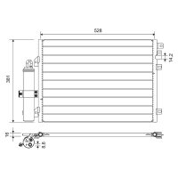 VALEO 814051 Kondensator, Klimaanlage