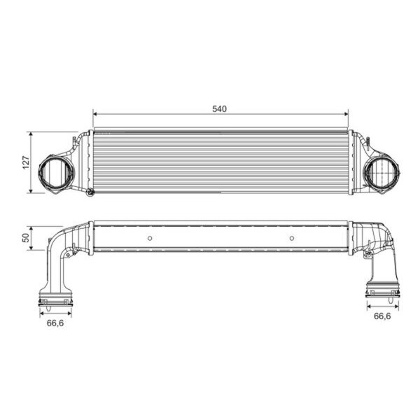 VALEO 818715 Ladeluftkühler