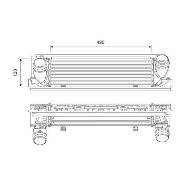 VALEO 818261 Ladeluftkühler
